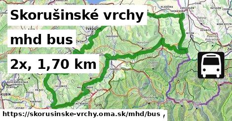 Skorušinské vrchy Doprava bus 
