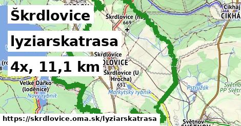 Škrdlovice Lyžiarske trasy  