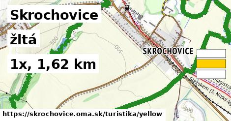 Skrochovice Turistické trasy žltá 