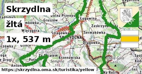 Skrzydlna Turistické trasy žltá 