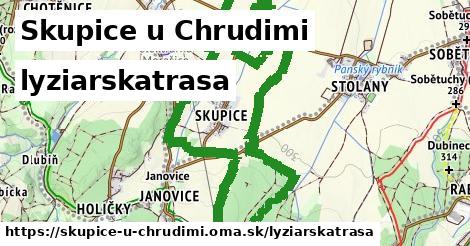 Skupice u Chrudimi Lyžiarske trasy  