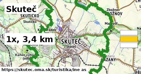 Skuteč Turistické trasy iná 