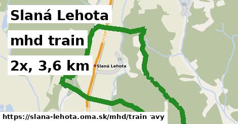 Slaná Lehota Doprava train 