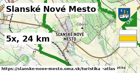 Slanské Nové Mesto Turistické trasy  