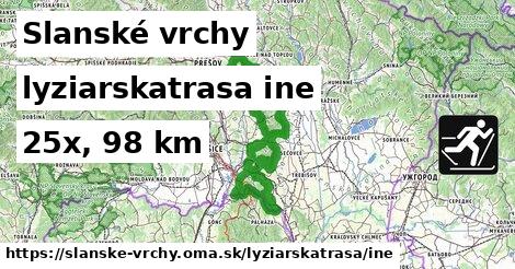 Slanské vrchy Lyžiarske trasy iná 