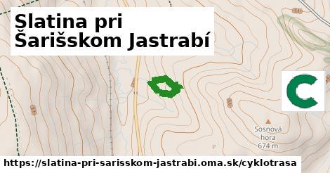 Slatina pri Šarišskom Jastrabí Cyklotrasy  