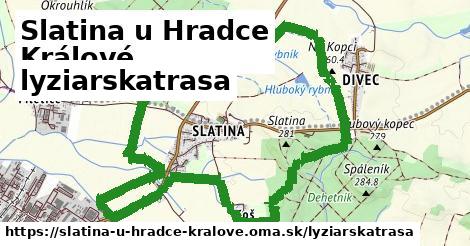 Slatina u Hradce Králové Lyžiarske trasy  