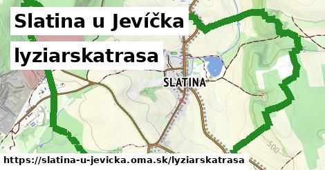Slatina u Jevíčka Lyžiarske trasy  