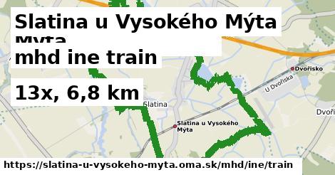 Slatina u Vysokého Mýta Doprava iná train
