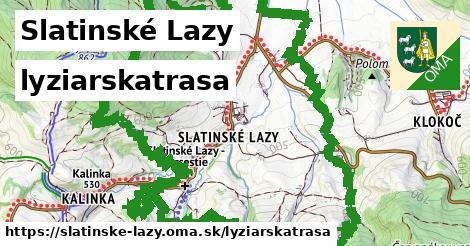 Slatinské Lazy Lyžiarske trasy  