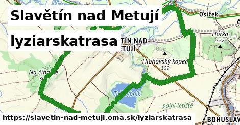 Slavětín nad Metují Lyžiarske trasy  
