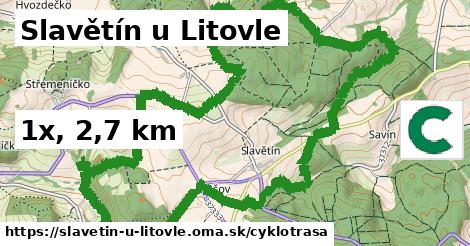 Slavětín u Litovle Cyklotrasy  