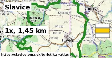 Slavice Turistické trasy  