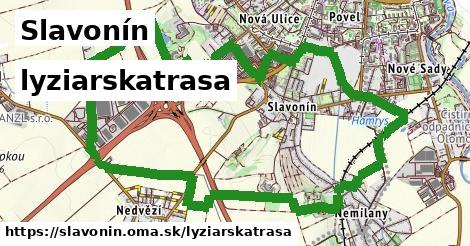 Slavonín Lyžiarske trasy  