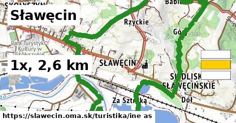 Sławęcin Turistické trasy iná 