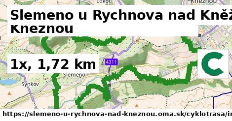 Slemeno u Rychnova nad Kněžnou Cyklotrasy iná bicycle