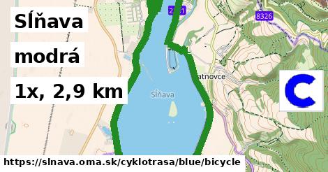 Sĺňava Cyklotrasy modrá bicycle