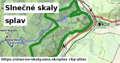 Slnečné skaly Splav  