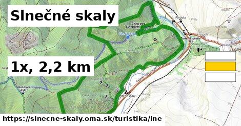 Slnečné skaly Turistické trasy iná 