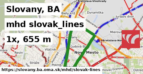 Slovany, BA Doprava slovak-lines 