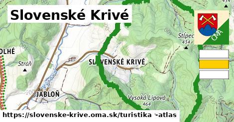 Slovenské Krivé Turistické trasy  