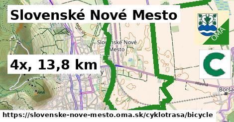 Slovenské Nové Mesto Cyklotrasy bicycle 