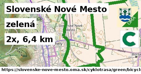 Slovenské Nové Mesto Cyklotrasy zelená bicycle