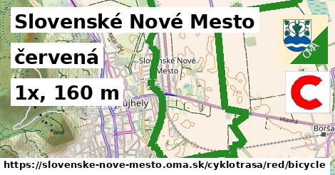 Slovenské Nové Mesto Cyklotrasy červená bicycle