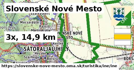 Slovenské Nové Mesto Turistické trasy iná iná