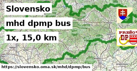 Slovensko Doprava dpmp bus