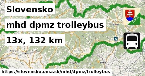 Slovensko Doprava dpmz trolleybus