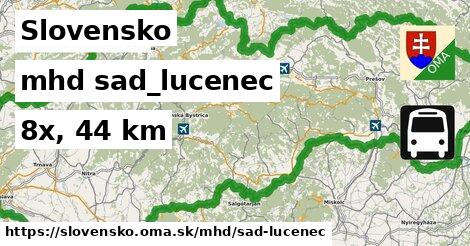 Slovensko Doprava sad-lucenec 