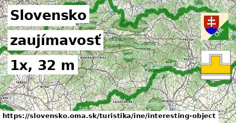 Slovensko Turistické trasy iná zaujímavosť