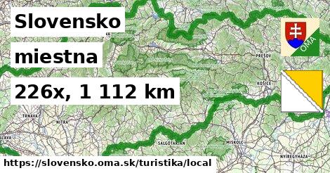 Slovensko Turistické trasy miestna 