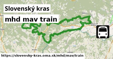 Slovenský kras Doprava mav train