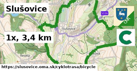 Slušovice Cyklotrasy bicycle 
