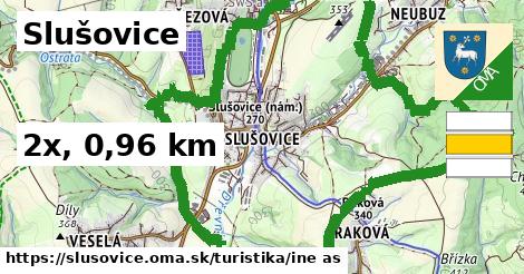 Slušovice Turistické trasy iná 