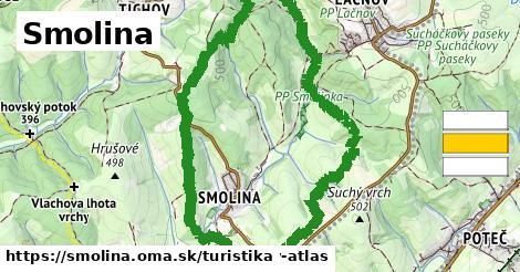 Smolina Turistické trasy  