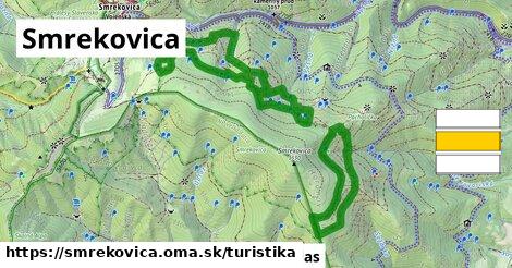 Smrekovica Turistické trasy  
