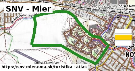 SNV - Mier Turistické trasy  