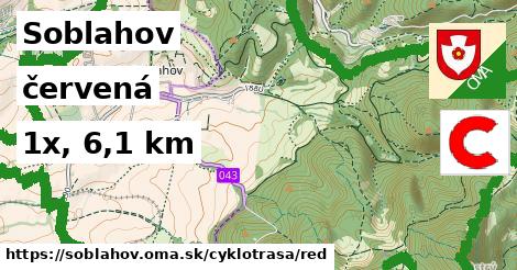 Soblahov Cyklotrasy červená 