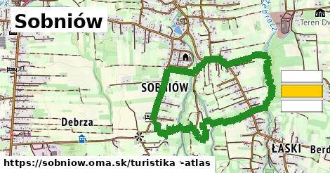 Sobniów Turistické trasy  