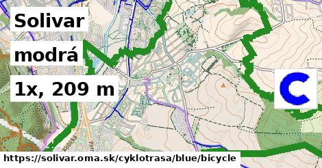Solivar Cyklotrasy modrá bicycle