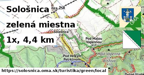Sološnica Turistické trasy zelená miestna