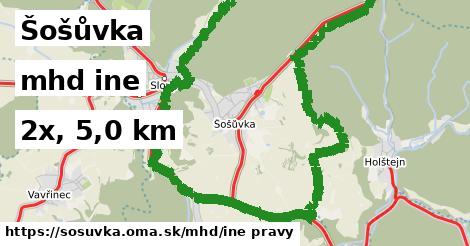 Šošůvka Doprava iná 