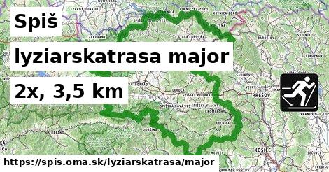 Spiš Lyžiarske trasy hlavná 