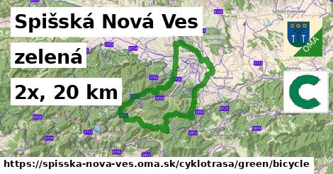Spišská Nová Ves Cyklotrasy zelená bicycle