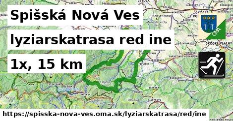 Spišská Nová Ves Lyžiarske trasy červená iná