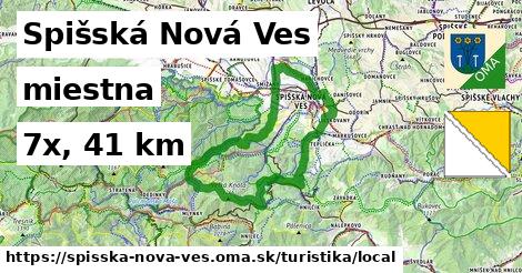 Spišská Nová Ves Turistické trasy miestna 