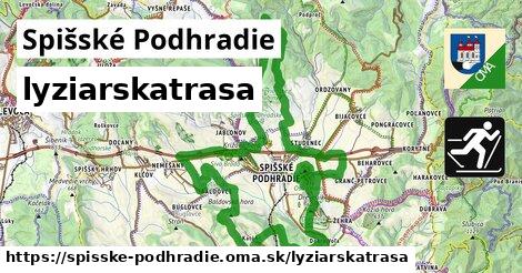 Spišské Podhradie Lyžiarske trasy  